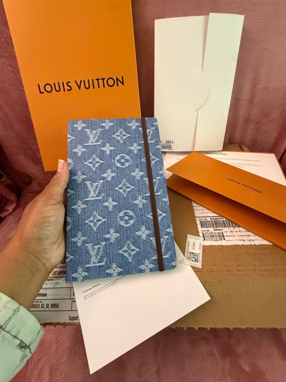 Limited Edition Louis Vuitton Jane Notebook MM Monogram Denim 📘 - Picture 5 of 15